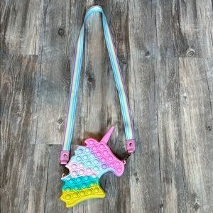 Unicorn Pop It Fidget Bag - Multicolor